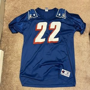 New England Patriots Dave Meggett NFL Football Jersey Size 48 Champion